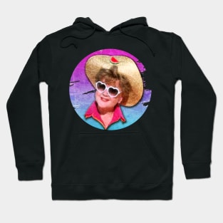 Jessica Fletcher- Retro Brush Paint Hoodie